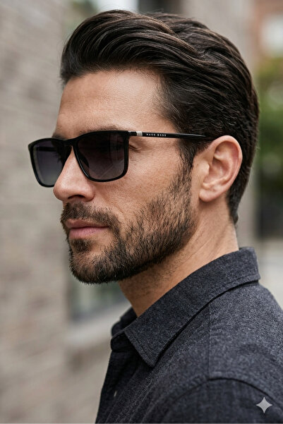 Hugo Boss Gri Erkek Güneş Gözlüğü 204604807579O