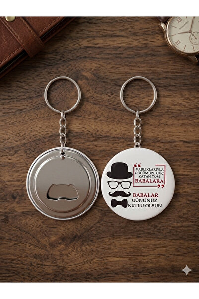 ORGANİZASYON HEDİYEM 10 PIECES FATHER'S DAY GIFT LARGE SIZE KEYCHAIN AND OPEN...
