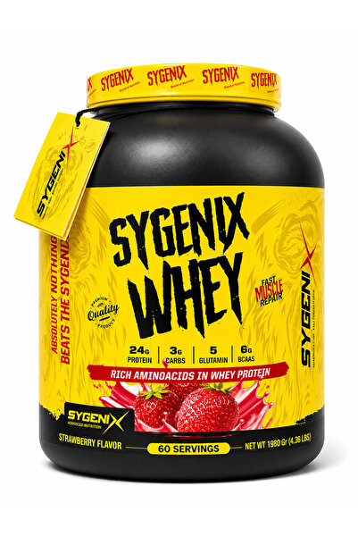sygenix nutrition sports labs Sygenix Whey Protein Çilek 1980 gr