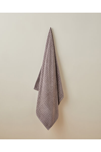 English Home Panera Pamuk Banyo Havlusu 90x150 cm Sisli Kahve