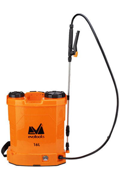 Evotools Pompă de irigații cu baterie din PP, cu spațiu de depozitare de 16 l