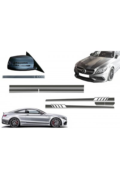 tuningset Set autocolante laterale și capotă superioară, plafon, hayon și ogl...