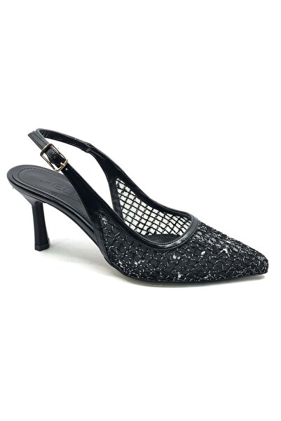 Kids Club Shoes Feles Дамски обувки на ток тип стилето, със сламени елементи,...