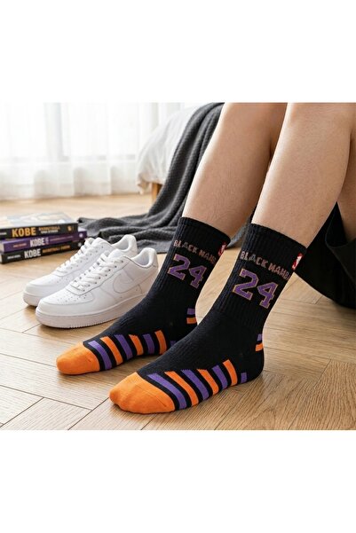 Çorap Kurdu Basketbol Takım Desenli Renkli Tenis Çorap
