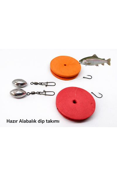 sr sazanrig HAZIR ALABALIK DİP TAKIMI (2 Lİ SET )