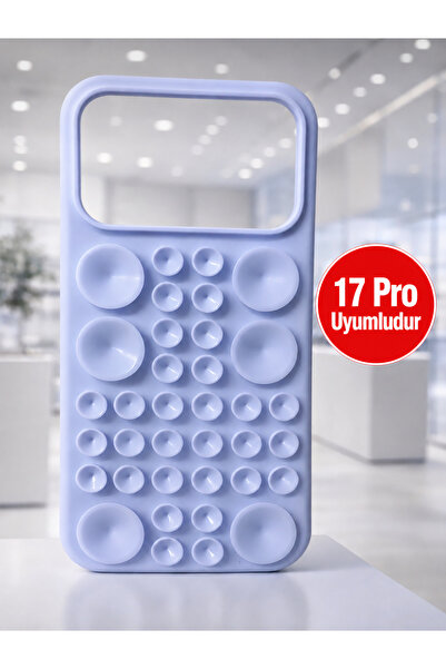 CAMCI Sadece İPhone 17 PRO Uyumlu Kendiliğinden Vantuzlu Yeni Sezon Tarz Kılı...