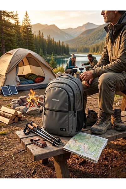 Elentra Laptop Compartment, Waterproof, Mountaineering Bag, Travel Bag, Camping, Trip Bag