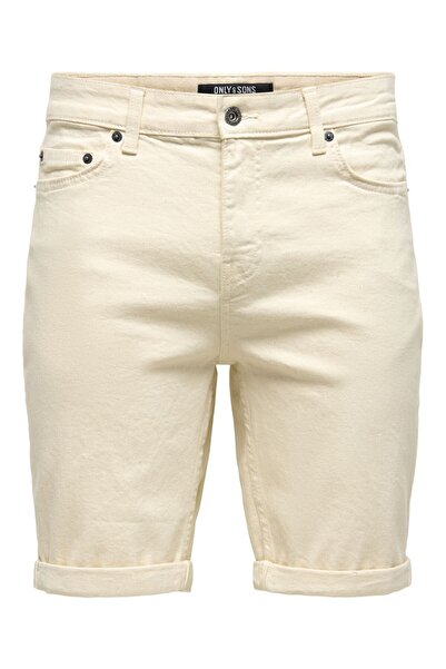 Only & Sons Jeans-Shorts ONSPLY Niedrige Taille Normal geschnitten Shorts