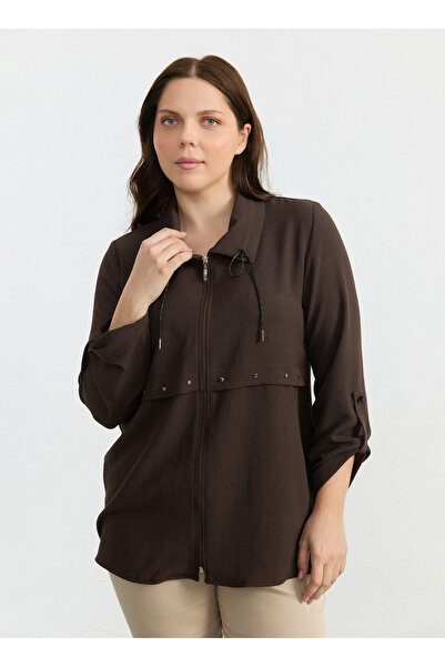 Selen Kahve Kadın Ceket 26YSL1608