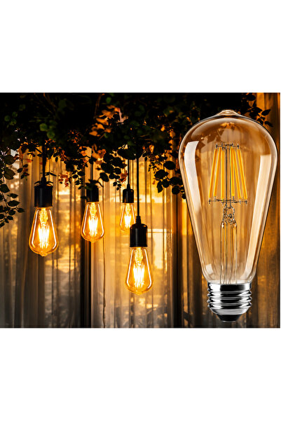 İthal St64 Rustik Led Ampul 10'lu Paket