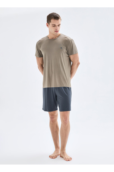 Blackspade Ανδρικό Σετ Πιτζάμες με Σορτς 40884 - Πράσινο
