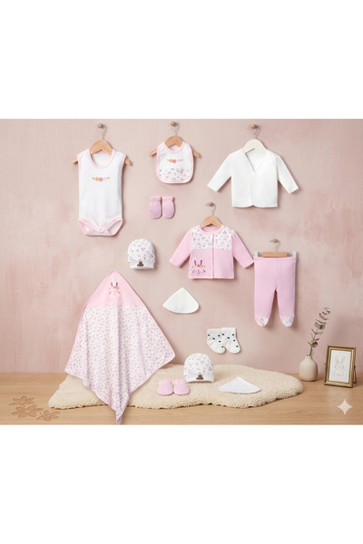 Baby Violette 10-Piece Organic Cotton Boxed Newborn Set