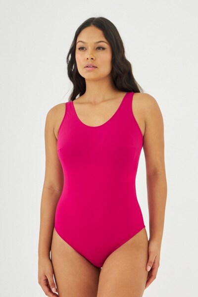 Starinci Pink Plain Classic Swimsuit