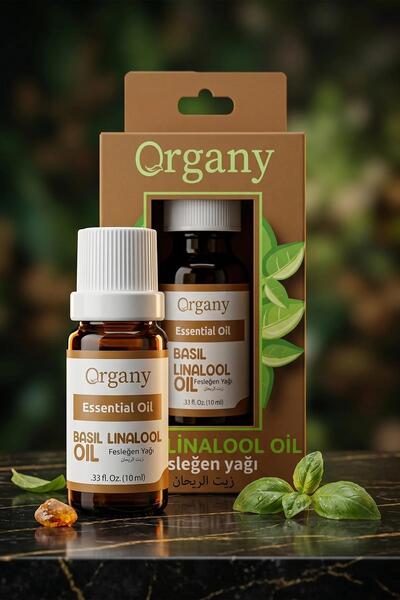 Organy Freshly scented basil essential oil 100% natural basil essential oil 10 ml