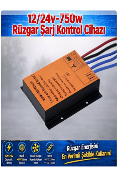 NepaSun Rüzgar Gülü 12/24 3 Faz MPPT Rüzgar Şarz Kontrol Cihazı