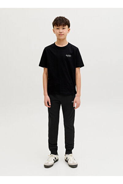Jack & Jones Siyah Erkek Çocuk Baskılı Sweatpant 12289231