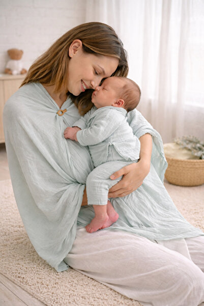 Olivo Mini Newborn Kimono Set 7 Pieces 2 Layers Muslin