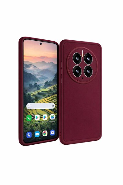 Vissona Huawei Mate 50 pro Uyumlu Kamera Çıkıntılı Mat Silikon Telefon Kılıfı