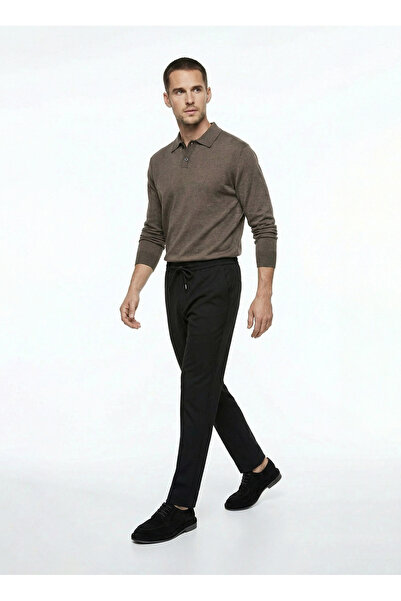 Fabrika Siyah Erkek Jogger Pantolon F4SM-PNT-0767 N
