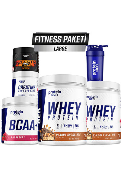 Proteinocean Fitness Paketi Large - Peanut Chocolate Ahududu