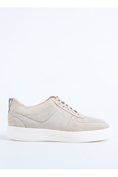 Fabrika Bej Erkek Deri Sneaker ROSSI-CAVANI-SUET