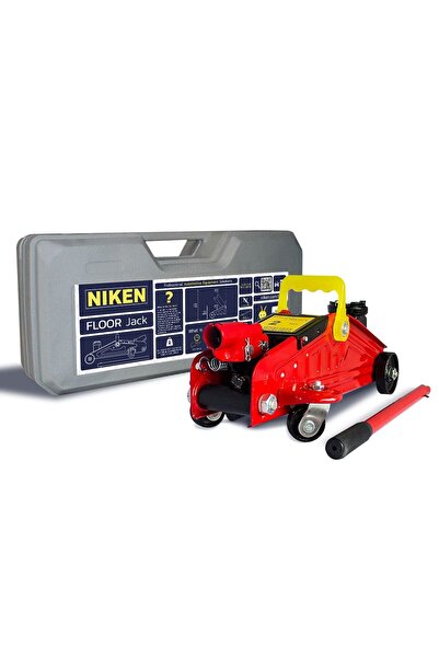 Niken Arabalı kriko araç kaldırma krikosu hidrolik 2 ton plastik çantalı