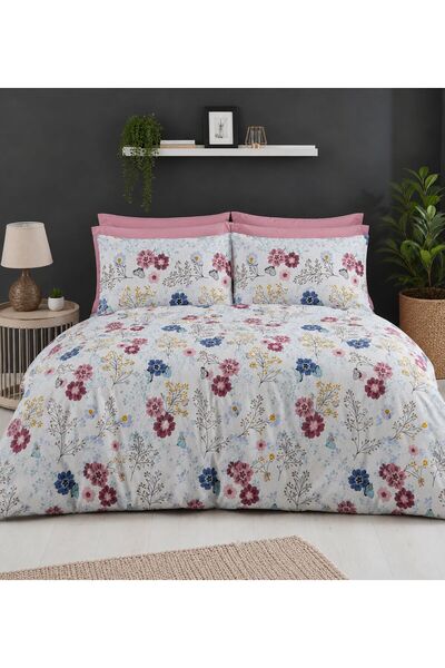 Sheri Home Lastikli Çarşaflı Nevresim Takımı Çift Kişilik Premium CottonALAÇATIMODEL 64s