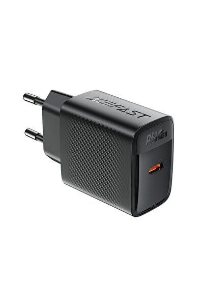 Acefast Încărcător pentru priză Type-C, PD25W, GaN, EU - (A104) - Negru