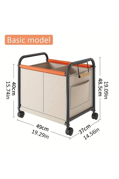 Generic Storage Basket, Removable Storage Trolley, Large Capacity Toy Storage Box