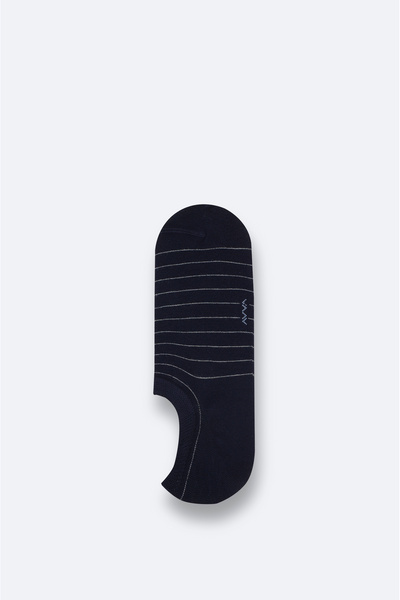 Avva Men's Navy Blue Sneaker Socks B008514