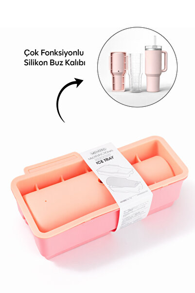 YOYOSO Şişe Buz Kalıbı Pembe