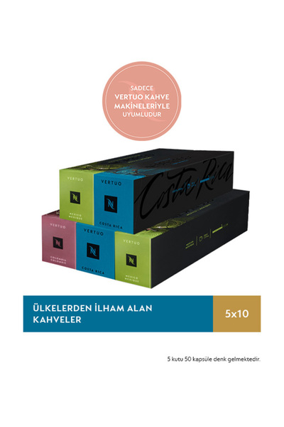 Nespresso Ülkelerden İlham Alan Kahveler - 50 Kapsül