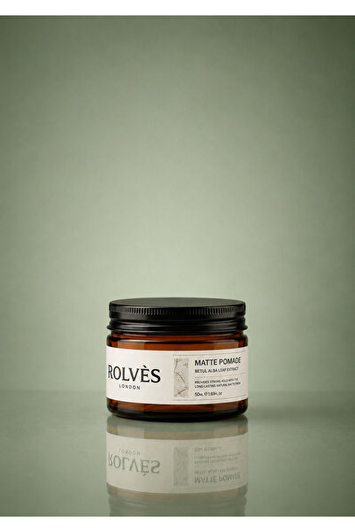 ROLVES Matte Pomade Sert tutuş + doğal parlaklık saç şekillendirici