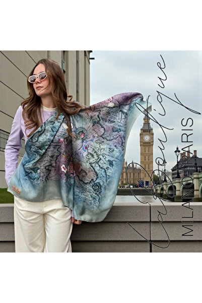 LA BOUTIQUE 2482-02 Sura Silk 90X90