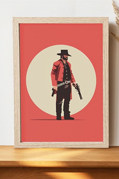 Luna Marissa Μινιμαλιστική αφίσα Red Dead Redemption Rdr - Αφίσα παιχνιδιού α...
