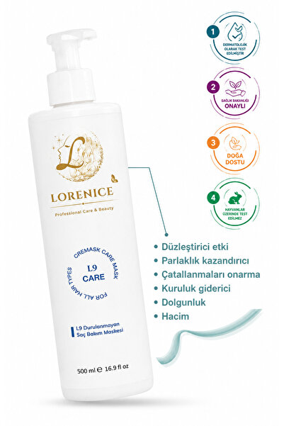 LORENİCE Durulanmayan Saç Bakım Maskesi ve Saç Sakızı