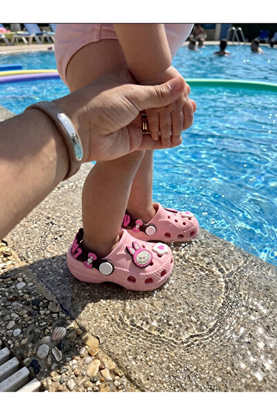 nuh kids Kaydırmaz Desenli Emoji Hediyeli Bahçe Plaj Havuz Günlük Terlik&Sand...