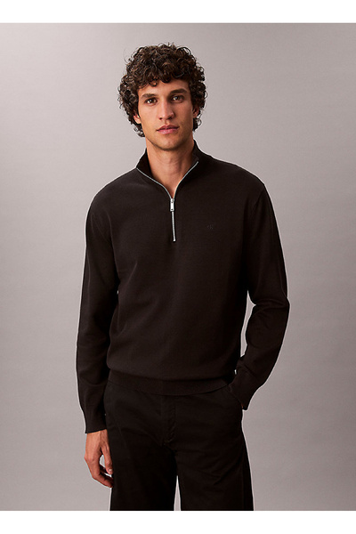 Calvin Klein LS SUPIMA QZ ПУЛОВЕР 12GG