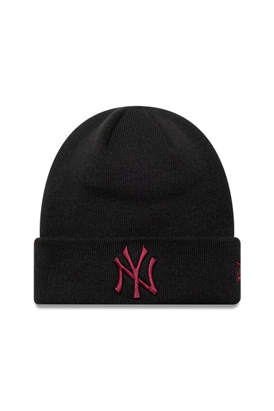 NEW ERA 60691392 LEAGUE ESSENTIAL BEANIE NE Siyah Logo Baskılı Unisex Şapka