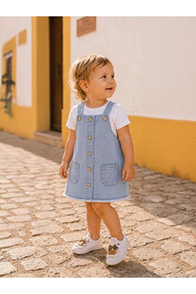Civil Baby Cepli Denim 6-18 Ay Slopet - Mavi