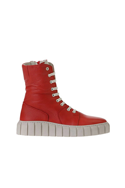 Bueno Shoes Cizme sport de damă din piele roșie Flotter 01wt3404