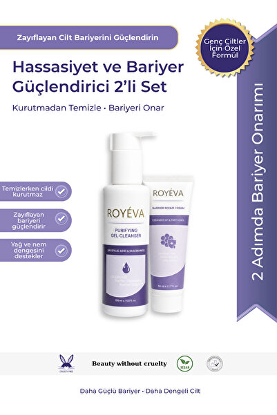 ROYÉVA Cilt Bariyeri Güçlendirici 2’li Bakım Seti