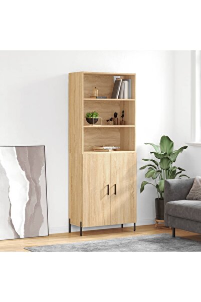 Concept Dulap înalt, stejar sonoma, 69,5x34x180 cm, lemn compozit