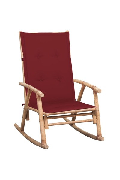 Concept Rocking chair with Pillow, Bamboo