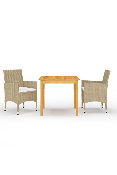 Concept Set mobilier de grădină, 3 piese, bej