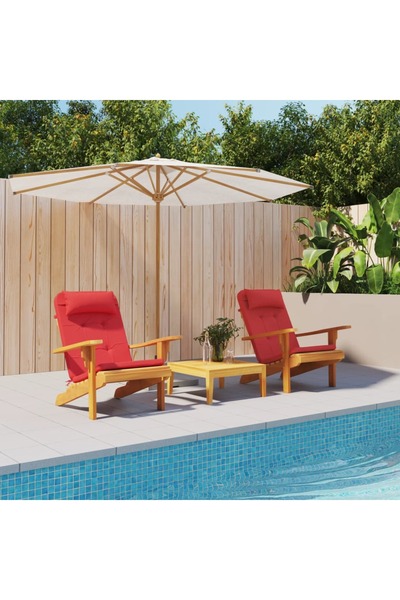 Concept Perne pentru scaun Adirondack, 2 buc, roșu, textil oxford