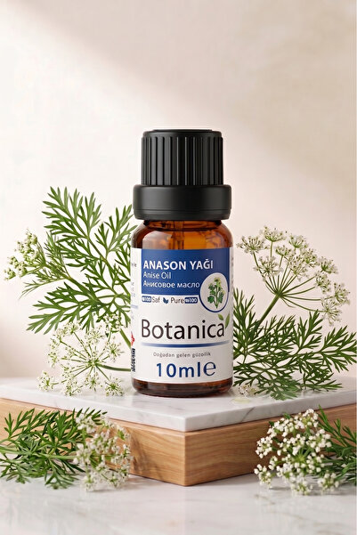 botanica زيت اليانسون العطري النقي 100% 10 مل - تدليك مريح للبطن وعناية ليلية...