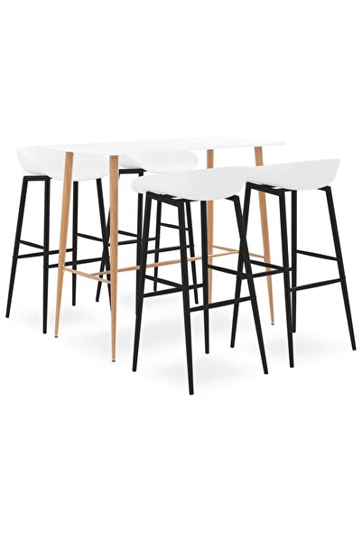 Concept Set mobilier de bar, 5 piese, alb