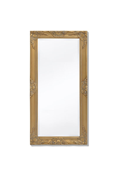 Concept Oglindă de perete în stil baroc, 100 x 50 cm, auriu
