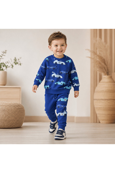 Kidohug Compleu baieti din bumbac, trening confortabil, 1-4 ani